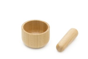 Pebbly - Vijzel met Stamper - Bruin