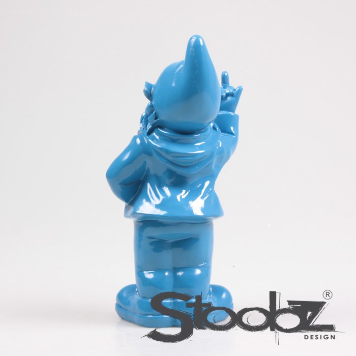 Stoobz Design Gnome F*ck You Blue | 16x12x32 cm