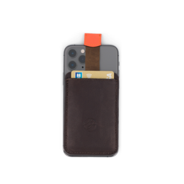 Phone card holder - Café Orange