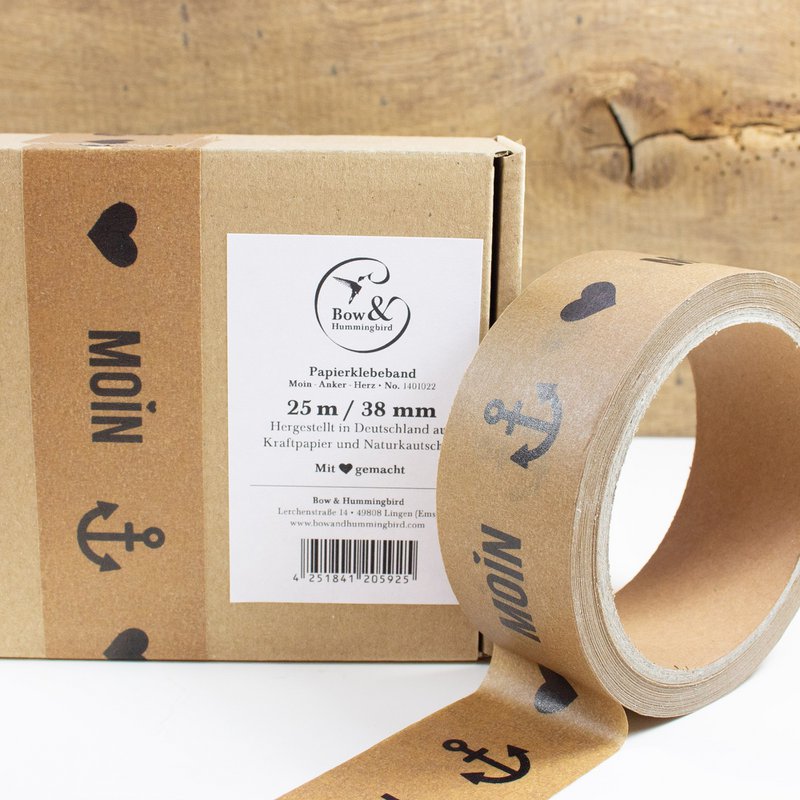 Papieren tape Hallo ankerhart