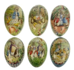 Egg carton Beatrix Potter, 6 ass. 18 cm