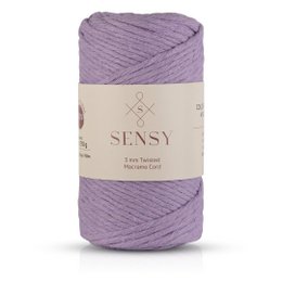 Sensy Premium 3 mm - 109 iarde Cavo macramè a filo singolo in cotone riciclato al 100%
