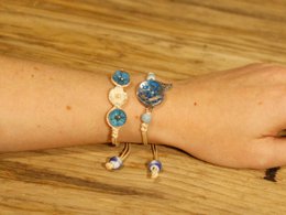 PFJ-10 – Gepresste Blumen – Hübsches Blumen- und Blattarmband