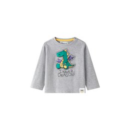T-shirt grigia da neonato