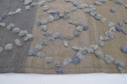 Alfombra Ibiza Celeste - Beige 125 x 100cm