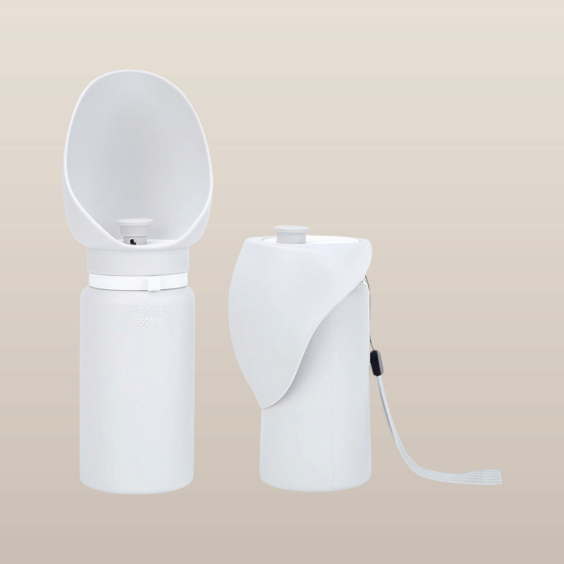Botella de agua portátil de silicona a prueba de fugas - esencial para viajar - 550 ml