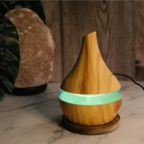 Wooden Harmony USB Humidifier LED 7 Colors - 300ml
