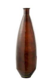 J -line Vase Oval - Verre - Brown - 81 cm de haut