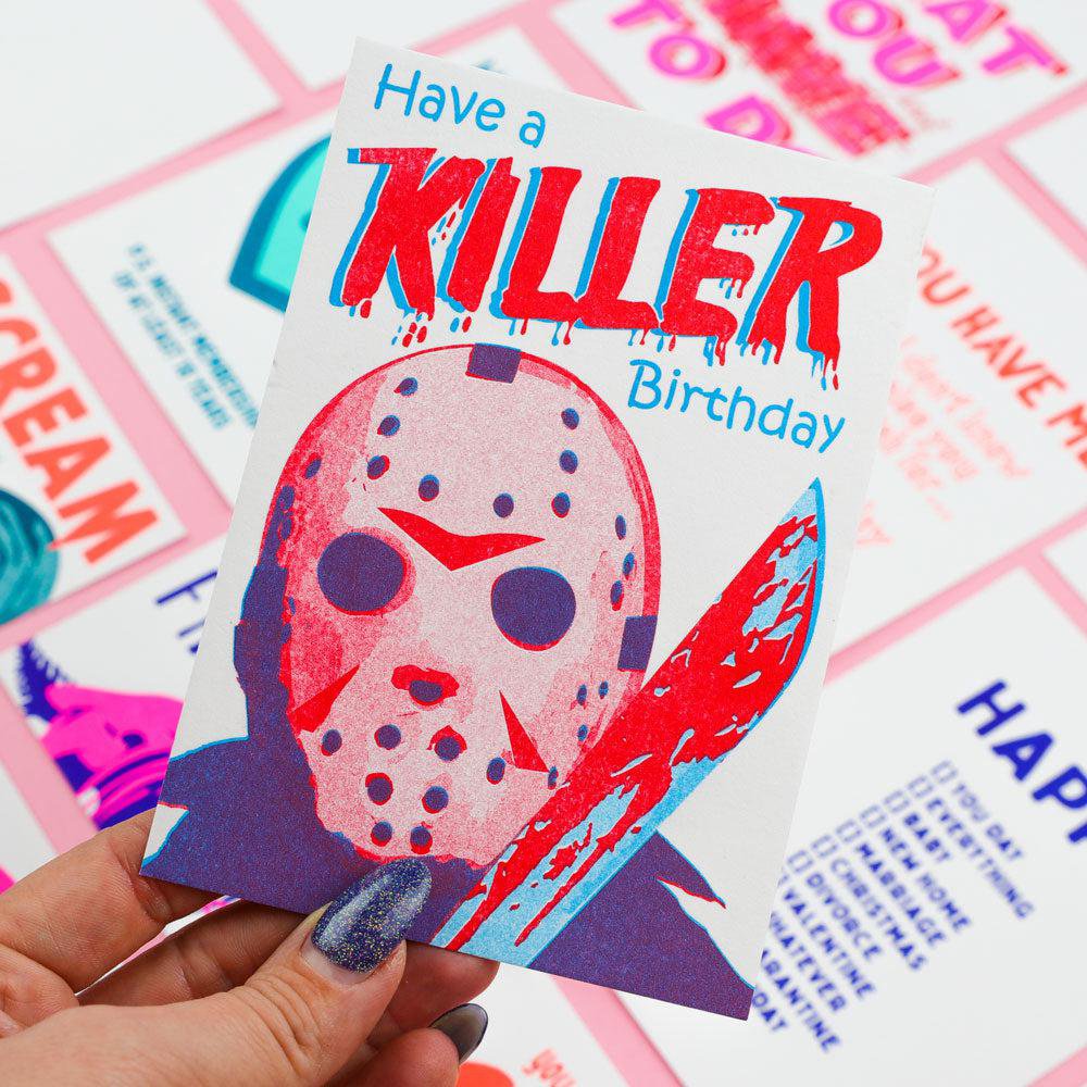 Riso-Druck Jason Freitag, der 13., hat einen tollen Geburtstag