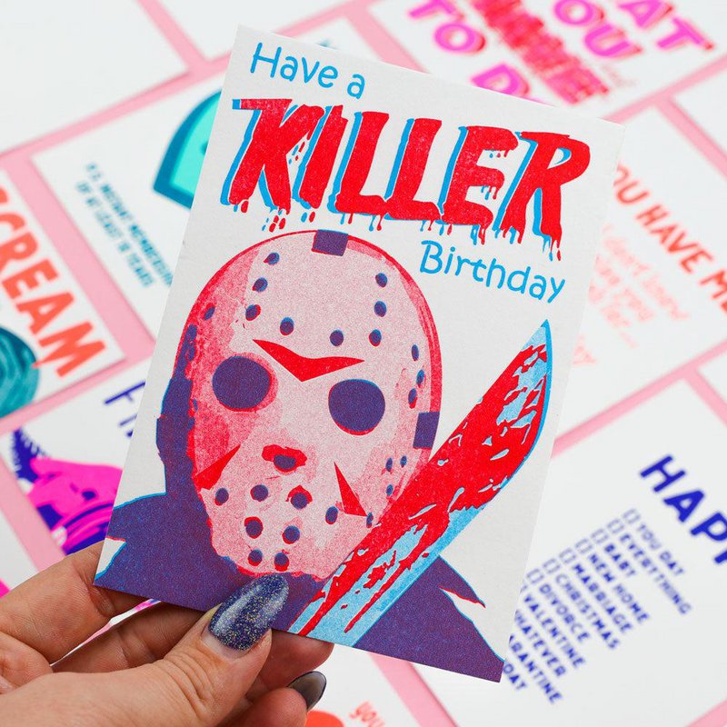 Riso-Druck Jason Freitag, der 13., hat einen tollen Geburtstag