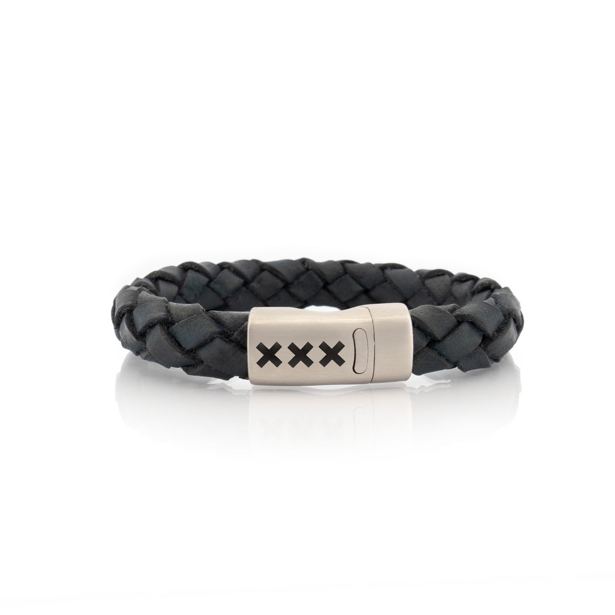 Leather Bracelet Black | Mokum Proud