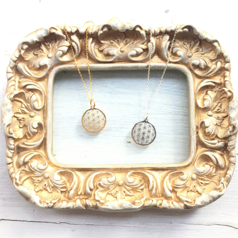Kette Blume des Lebens 925