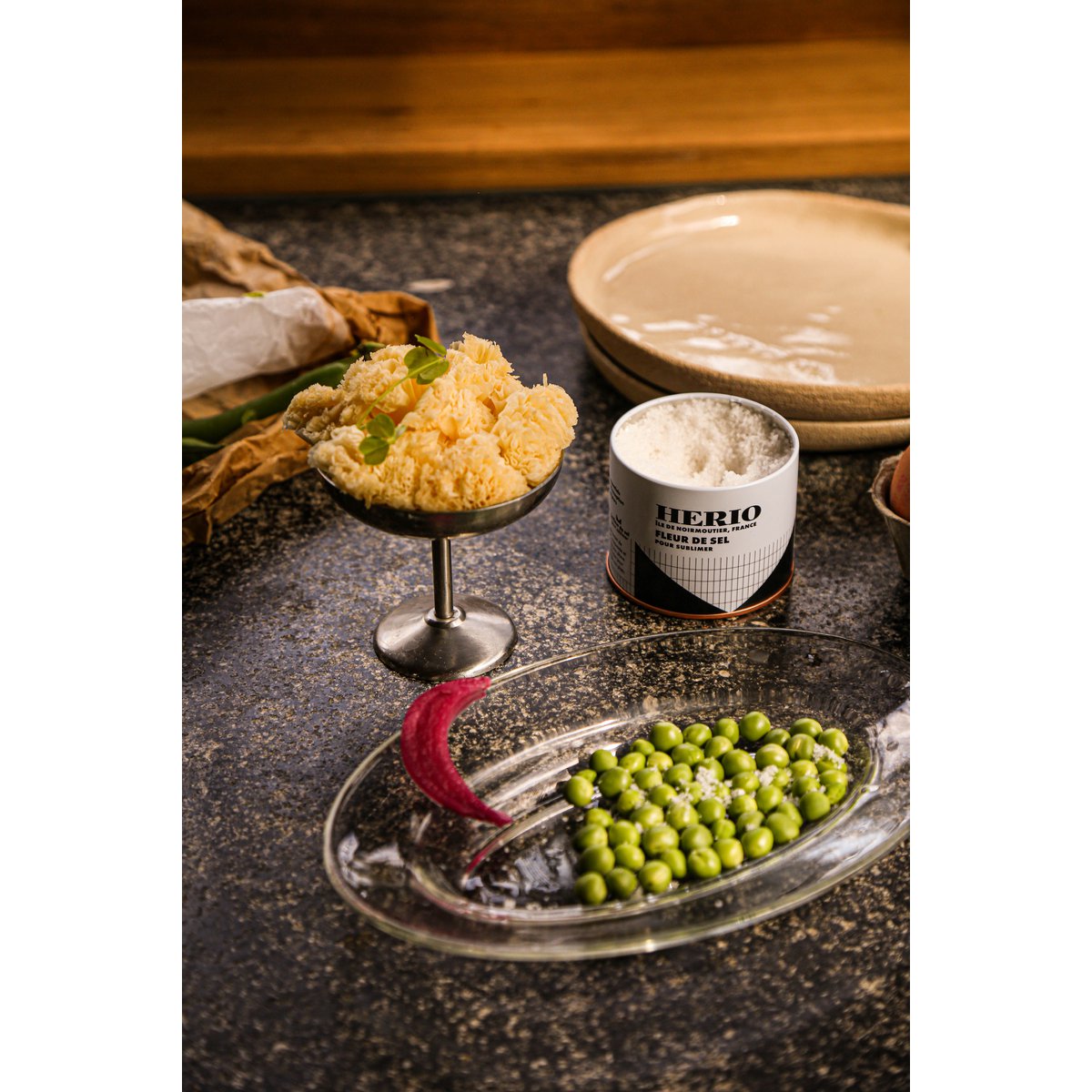 Traditional fleur de sel from Noirmoutier