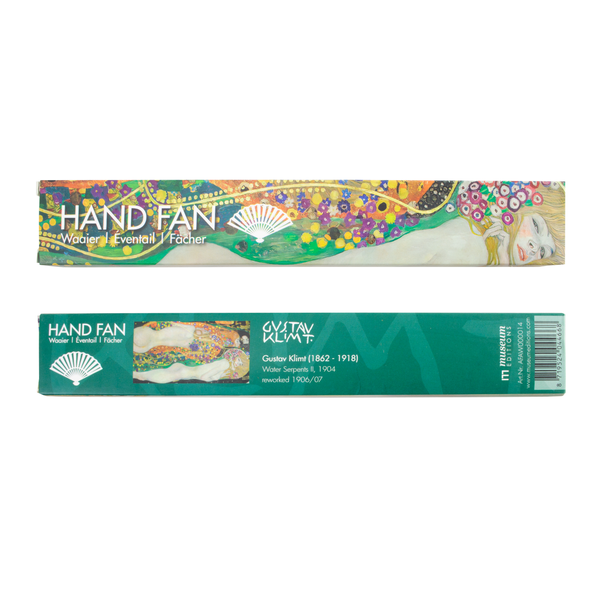 Hand Fan, Gustav Klimt, Water Serpents 2