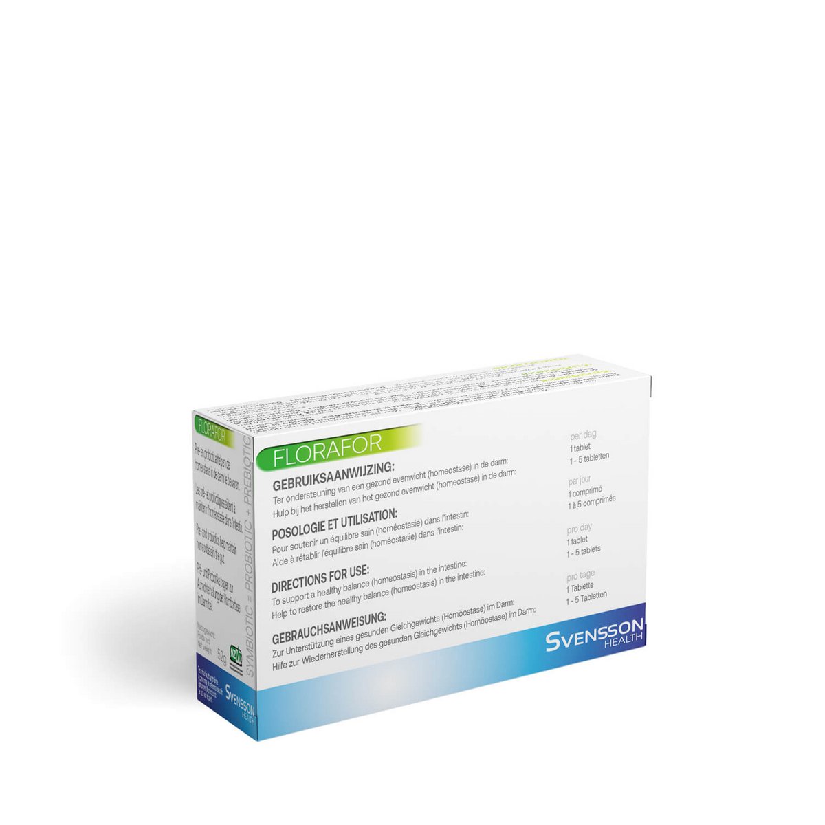 Florafor con probióticos 60 tabletas masticables