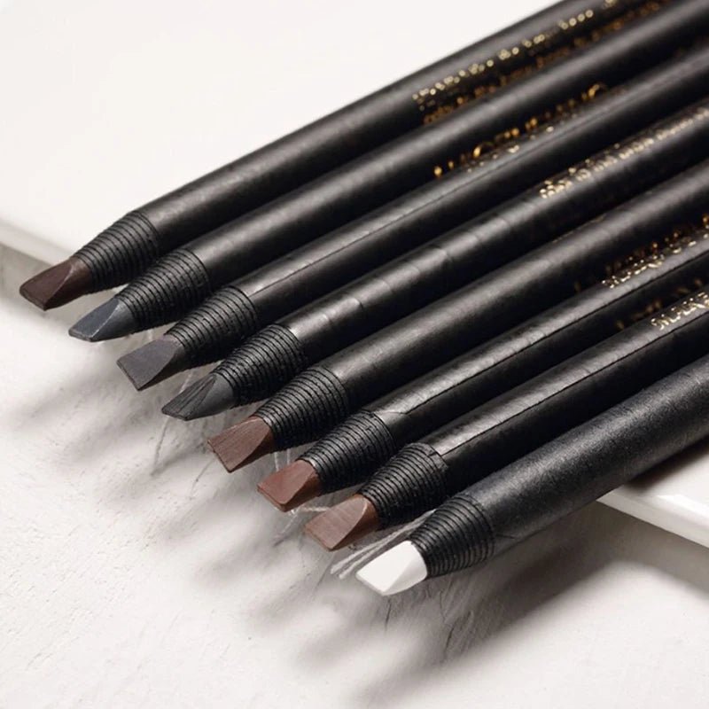 1PC Matita per sopracciglia Impermeabile Microblading Penna per sopracciglia Tinta tatuaggio Sopracciglia Trucco 6 colori Matita per sopracciglia naturale a lunga durata