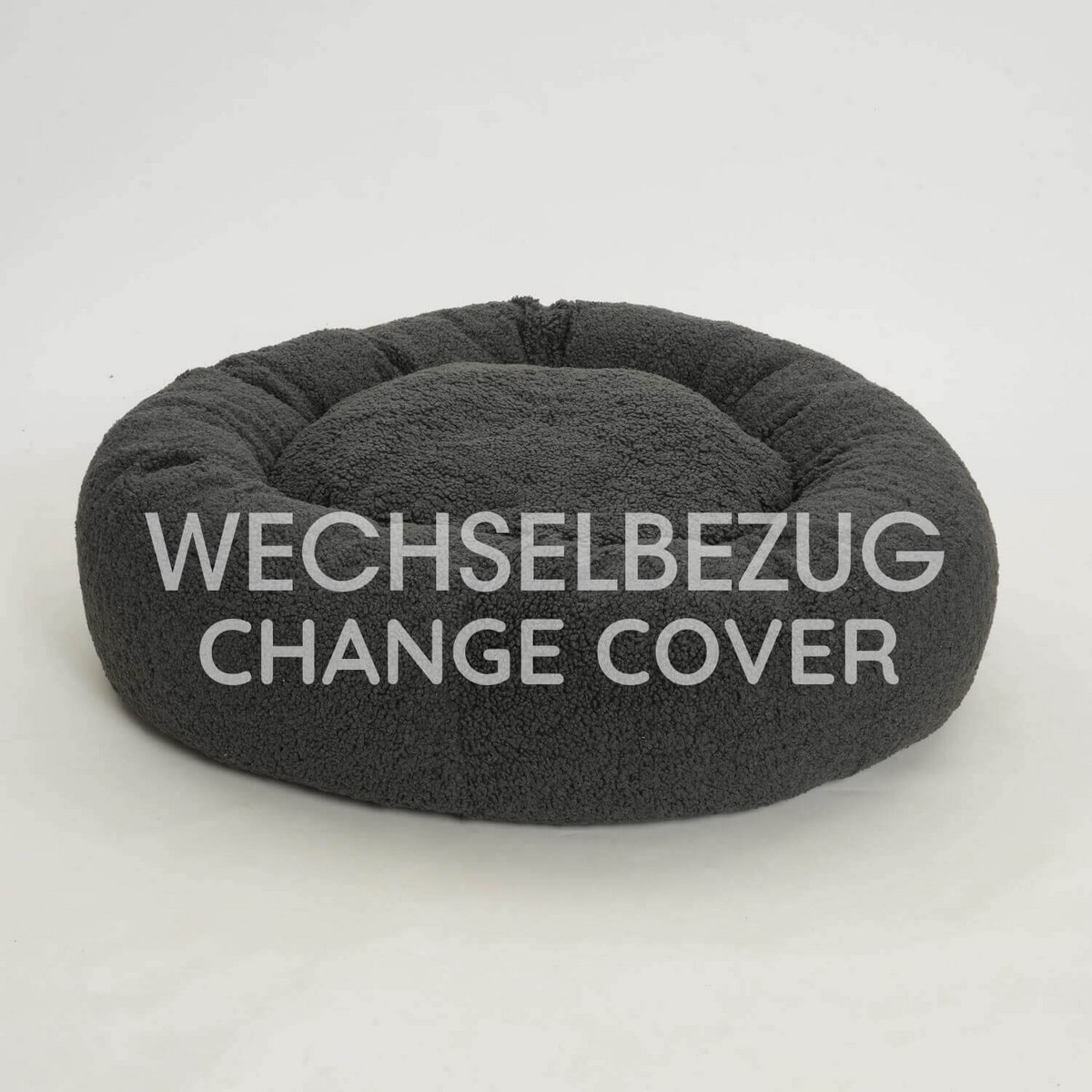 Wechselbezug Hundekissen Donut Kuschelnest LOOP Paddy graphit