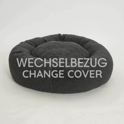 Wechselbezug Hundekissen Donut Kuschelnest LOOP Paddy graphit