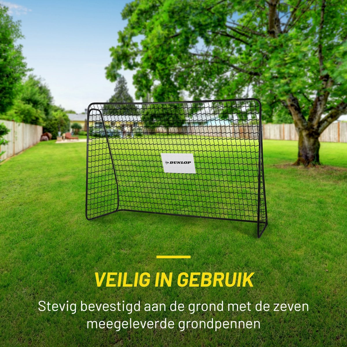 Voetbaldoel  Zwart