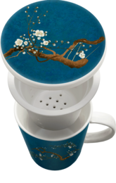 Edo Teamug set, Magnolia Blue, porc.filter, giftbox