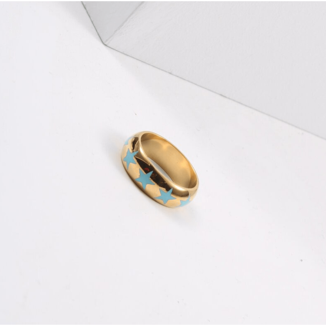 Linus - Stars Emaille Goldband