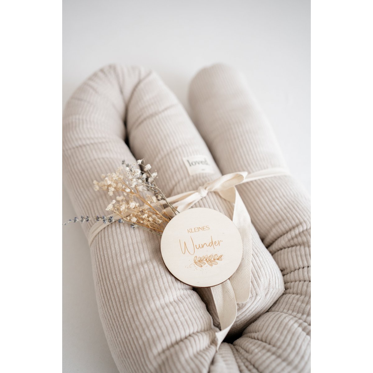 Borde de cama serpiente crema/beige CORD