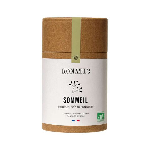 SOMMEIL organic infusion 20g - verbena - lemon balm - lime blossom - lavender flowers