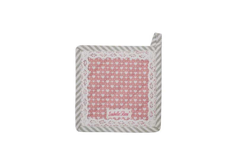 Presina rosa LOVE 20x20 cm Isabelle Rose