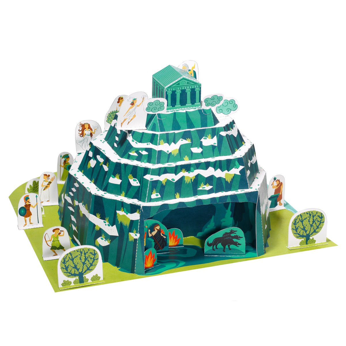 Jouet en papier Mont Olympe