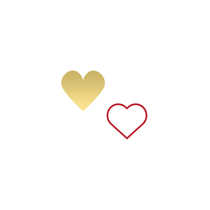 Tatuaje temporal: Dúo de corazones