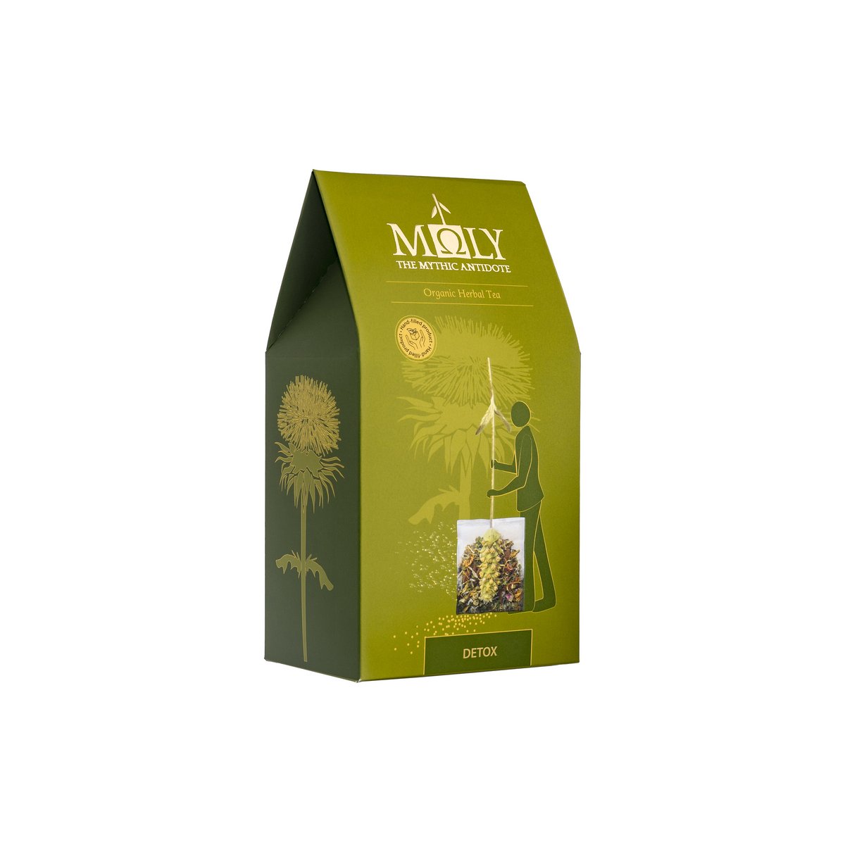 MΩLY "Detox" – Herbal Tea with Natural Herbal Stem