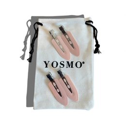 Pinzas para el cabello profesionales YOSMO – Paquete de 4 – Ideal para peinado, maquillaje y cuidado de la piel
