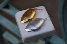 Clam Shell Øreringe: Håndlavede Sølvskaller (Boho Style)
