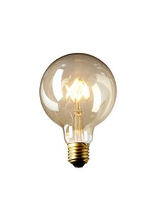 PÆRE LED 3W GLOBE GYLDENT GLAS Ø95