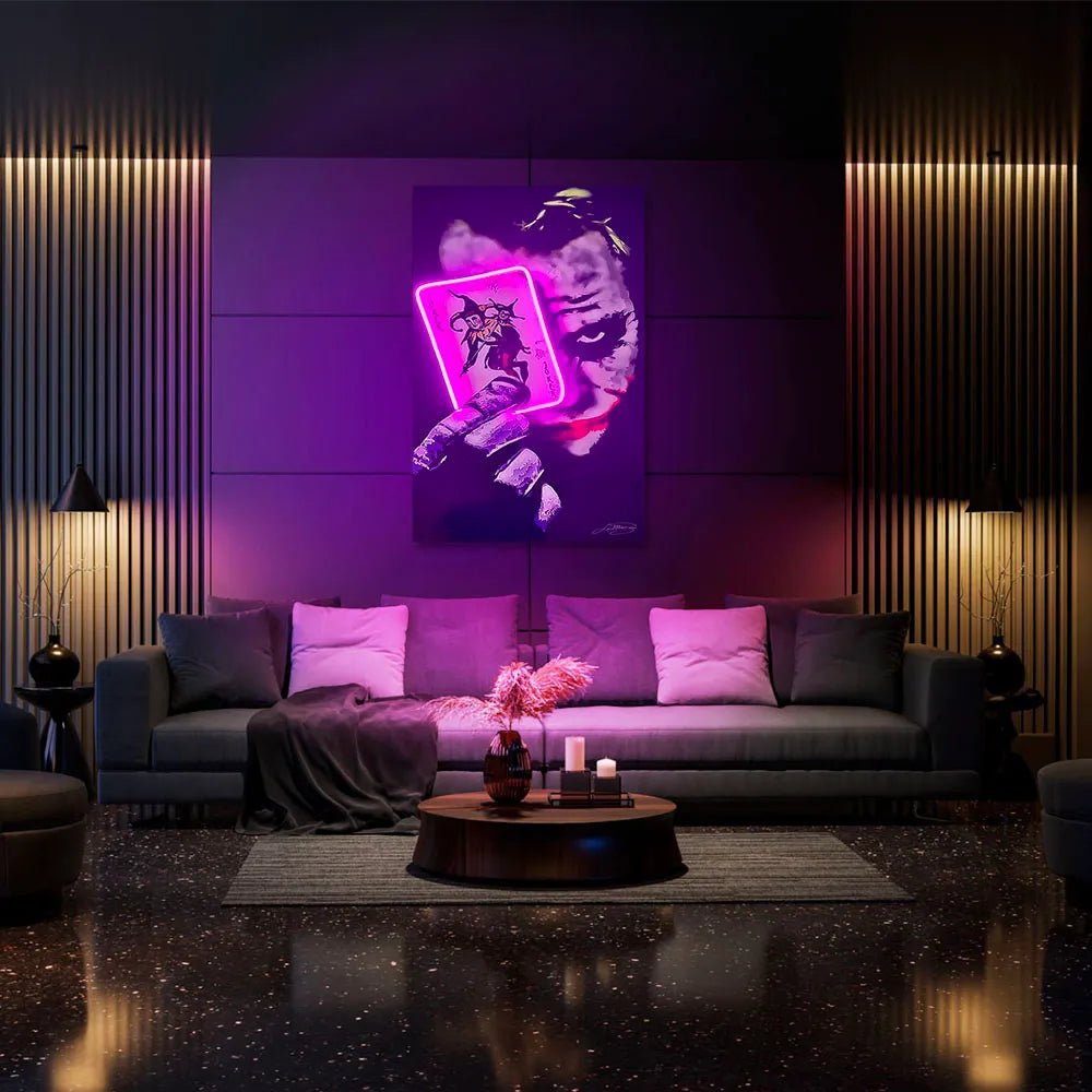 Tarjeta Joker | Arte de pared LED