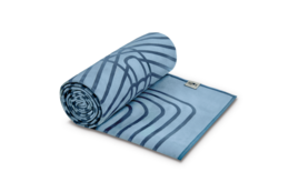 Gecko Warrior Yoga Handtuch - Ozeanblau