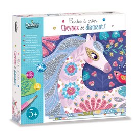 "Cards to create 'Horses of diamonds' - a colorful and creative educational toy featuring a decorative horse design with floral patterns and diamond shapes."
The product appears to be a set of cards or materials to create a decorative horse design. Based on the images, the key features include:
Colors: Vibrant, colorful patterns including blues, pinks, and floral designs.
Materials: Likely paper, cardboard, or other craft materials.
Style: Decorative, artistic horse design with floral and diamond-shaped patterns.
Shape: The main focus is a horse shape, with additional geometric and organic shapes.
This educational toy seems well-suited for arts and crafts activities, allowing users to create a unique 'Horses of diamonds' design.