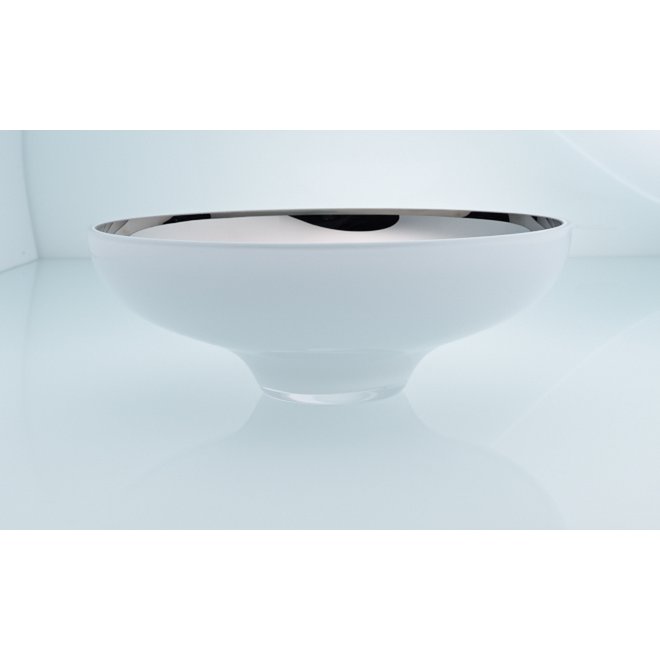 In Between white exterior / mirror interior
