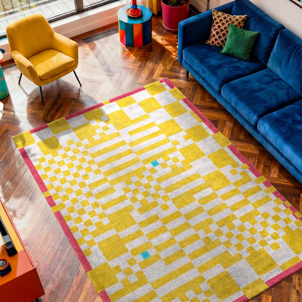Eco Rug - Cupcake - Carpet yellow