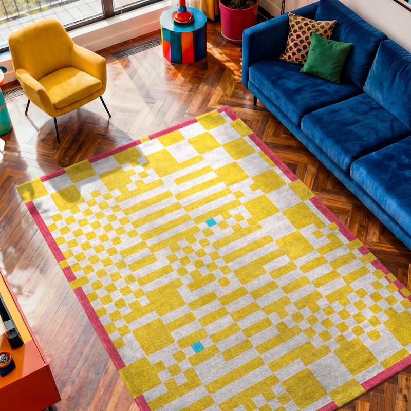Eco Rug - Cupcake - Carpet yellow