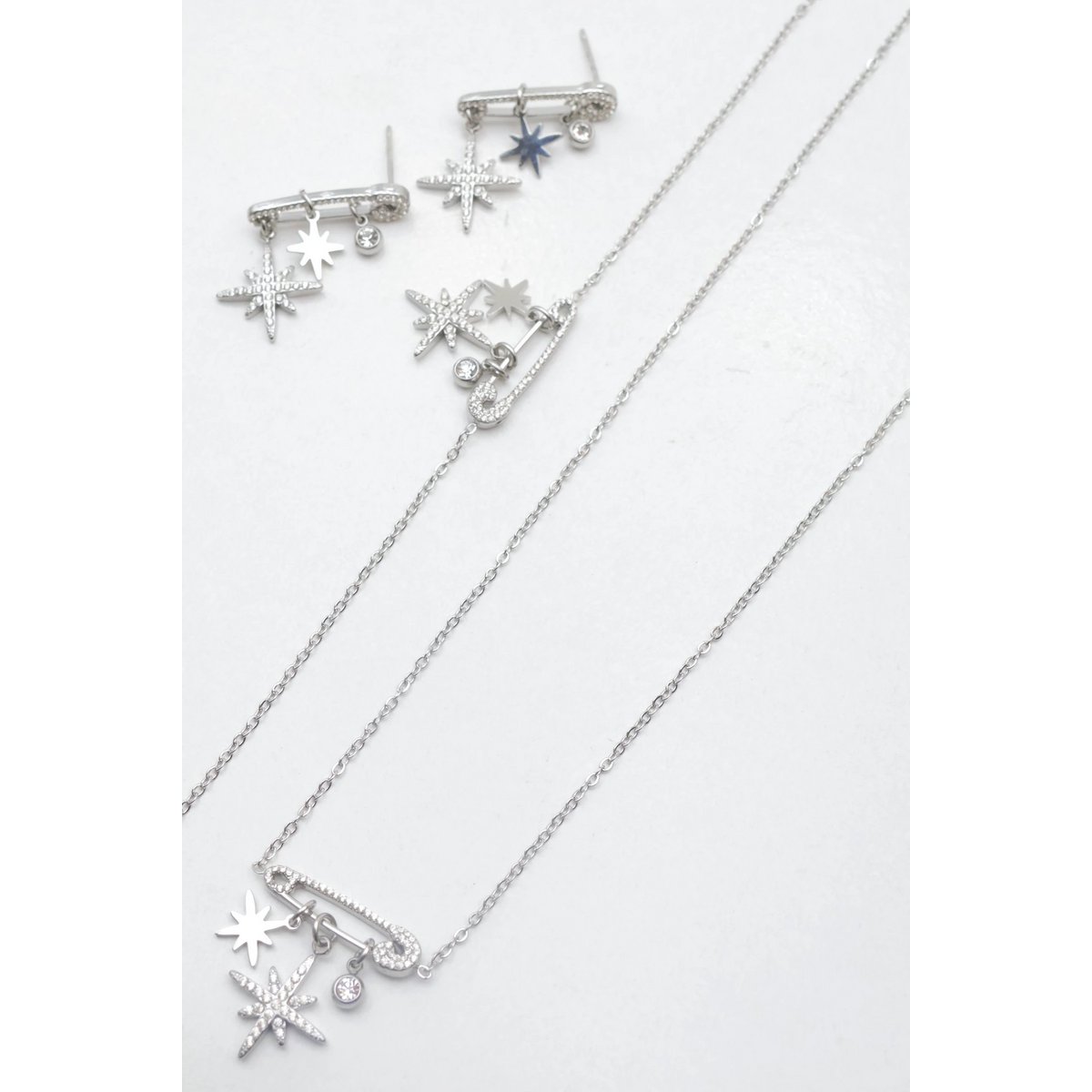 Parure de bijoux en acier inoxydable