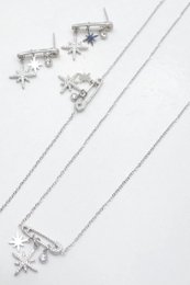 Parure de bijoux en acier inoxydable