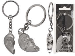 Metal Keychain, Broken Heart,