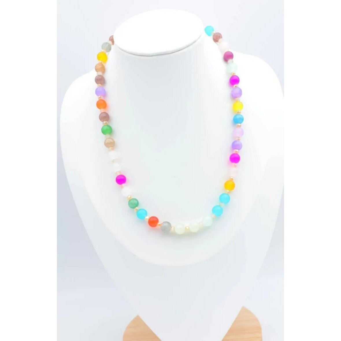 Collier sautoir fantaisie pierre