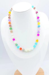 Collier sautoir fantaisie pierre