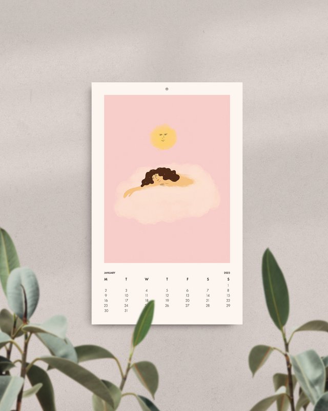 2023 Illustreret kalender af Alja Horvat - Månedskalender