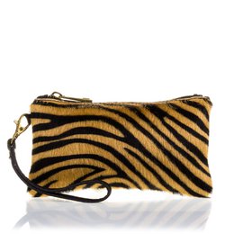 Firenze Artegiani. Mattarello Dame håndtaske Ægte læder Cavallino Leopard Large Dollaro