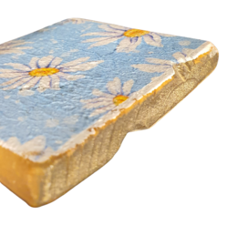 home deco old Dutch coast daisies in blue