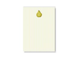 Bloc-notes poire, bloc-notes rayé, notes, bloc-notes, bloc-notes à base de plantes, fruits