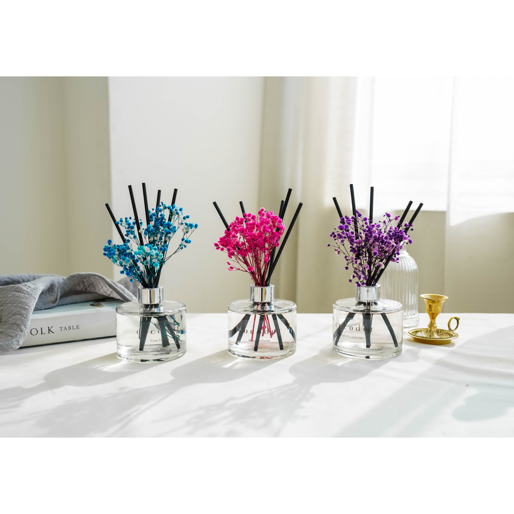 Cocodor Flower diffuser_ GARDEN LAVENDER_120ml & 200ml_PURPLE flowers